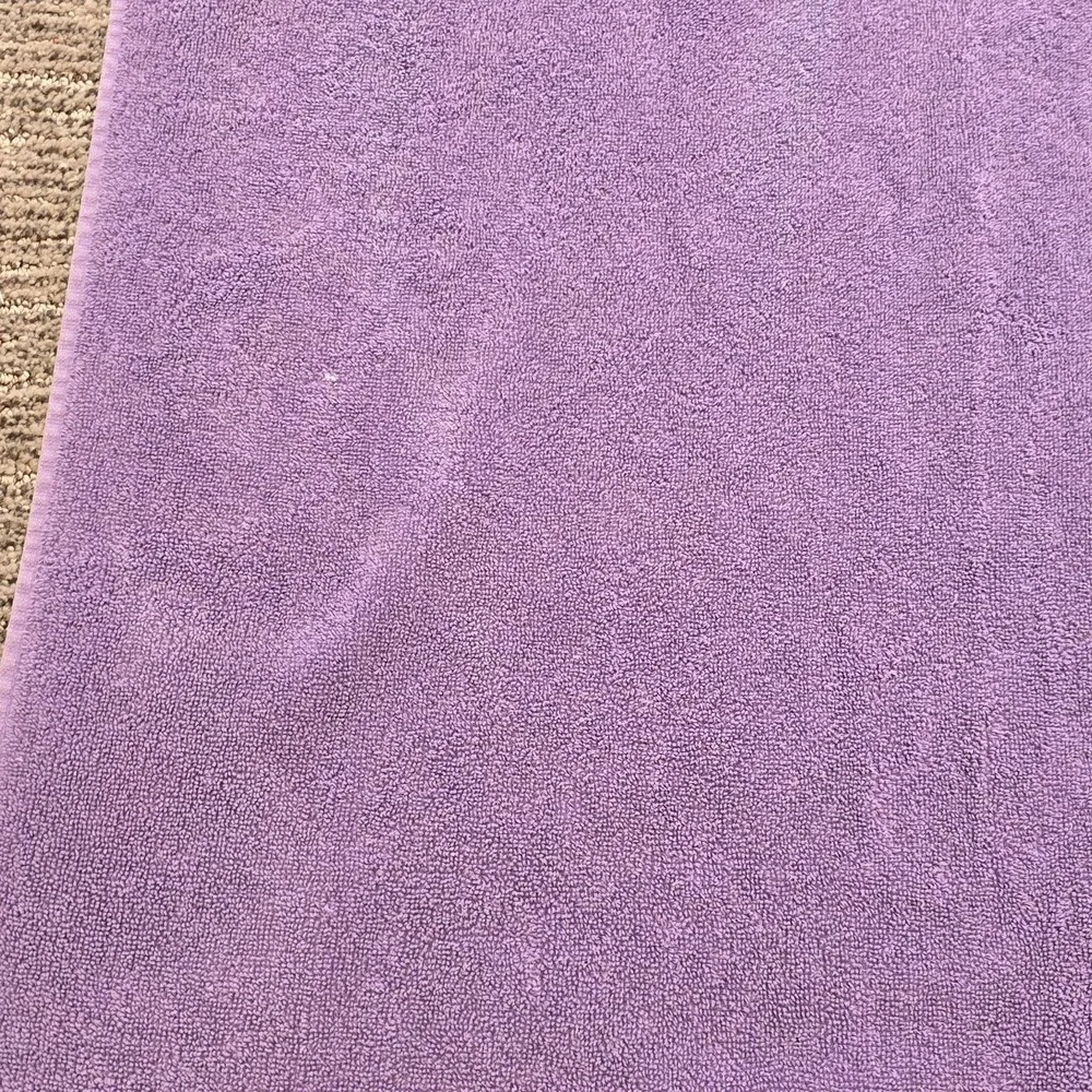 Vtg Little Miss Matched‎ Purple Towel Stars Celestial Bath Decor